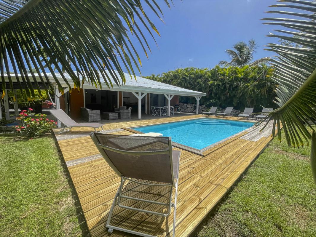 2-Location villa piscine Saint François Guadeloupe_ensemble
